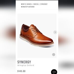 Brown Wingtip Oxford Shoes